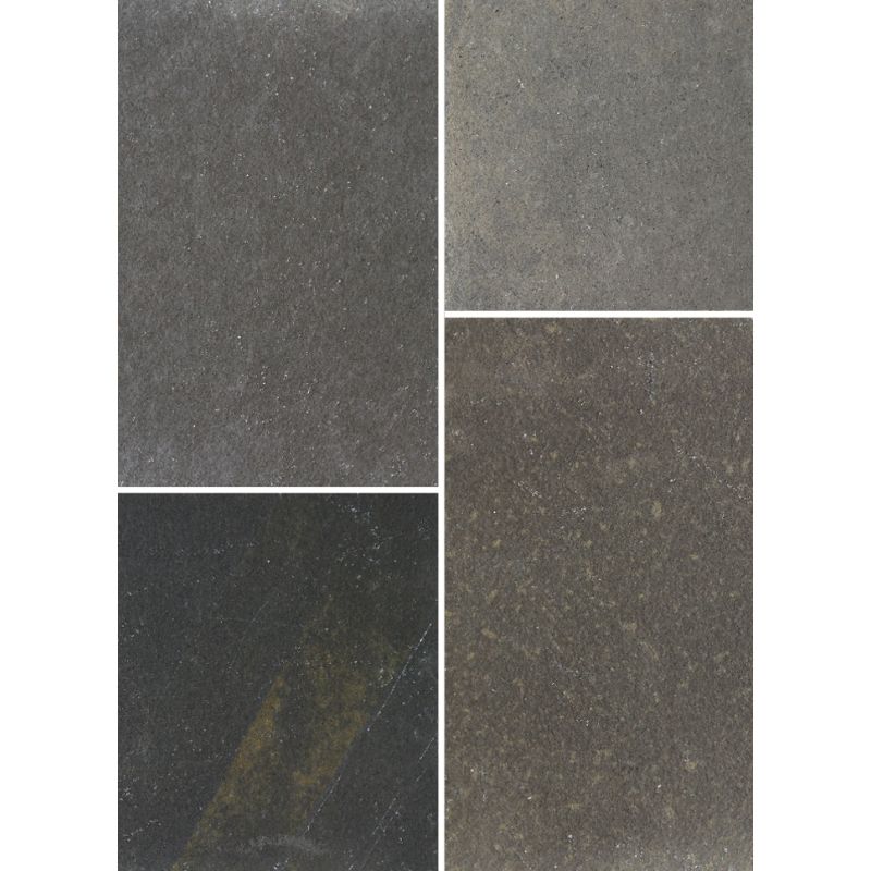 BRADSTONE NATURAL LIMESTONE PAVING 600 x 600 x 22mm BLUE-BLACK 07972