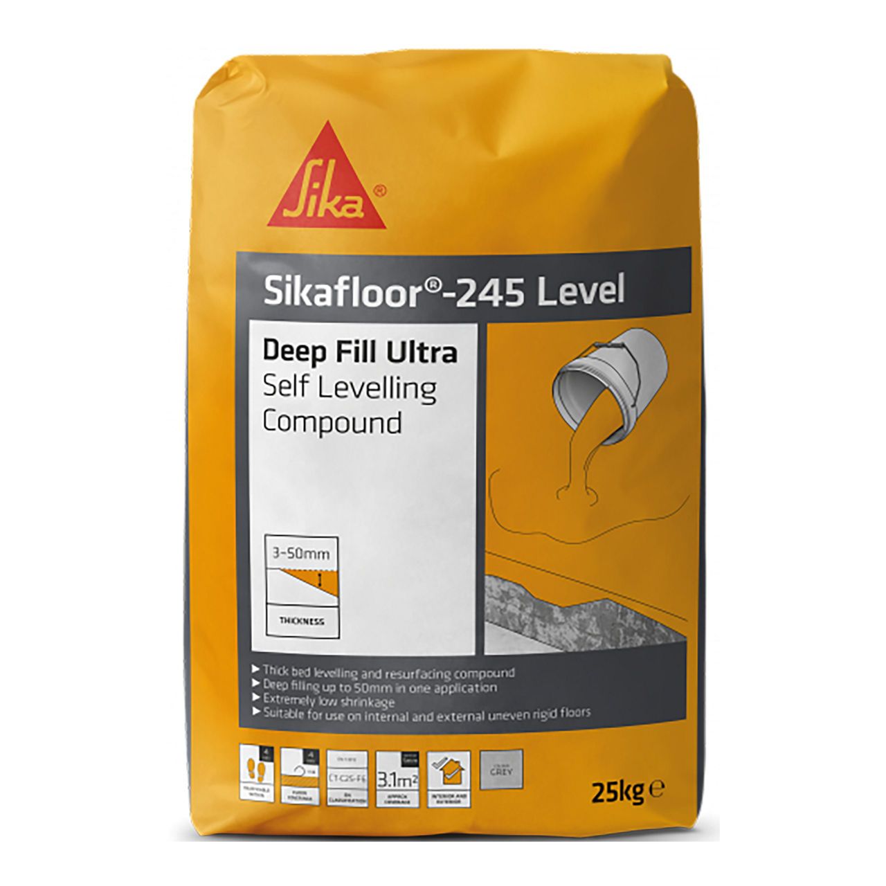 Sika Floor 245 Deep Fill Levelling Compound SKLEV245DP25
