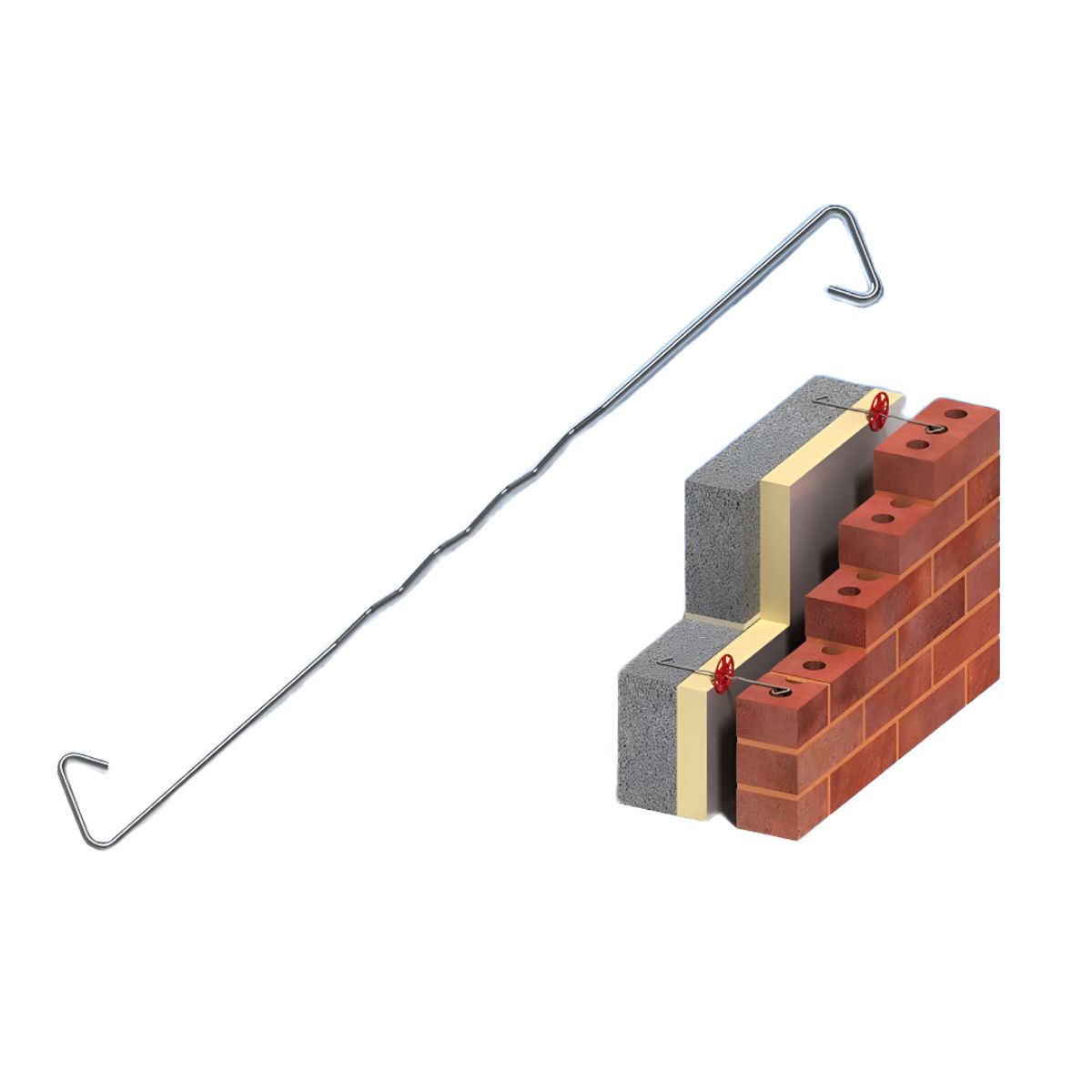 ANCON STAIFIX HRT4 HOUSING WALL TIE 200mm (BOX 250) HRT4200BOXS