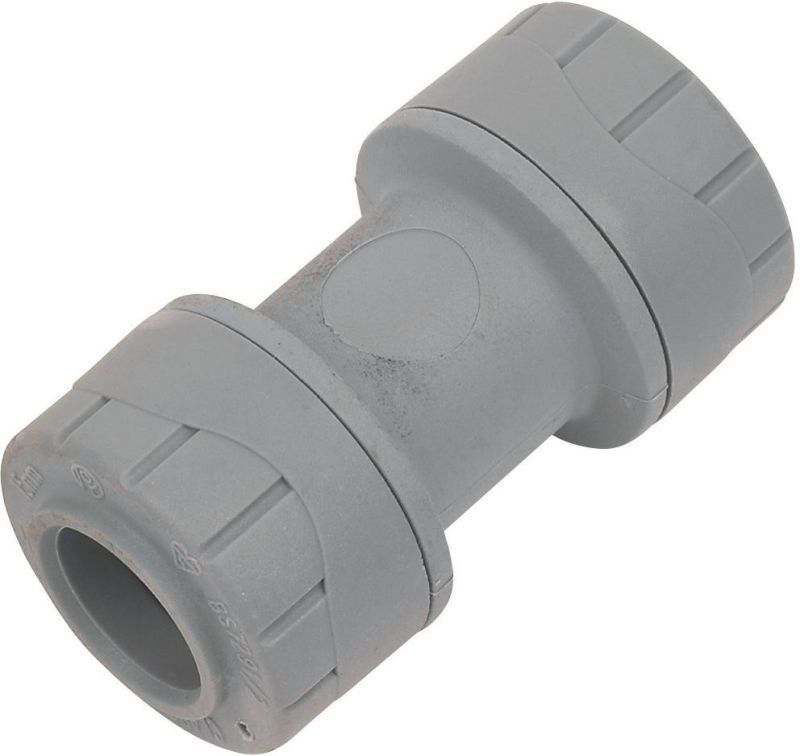 POLYPIPE POLYPLUMB STRAIGHT COUPLER 28mm PB028