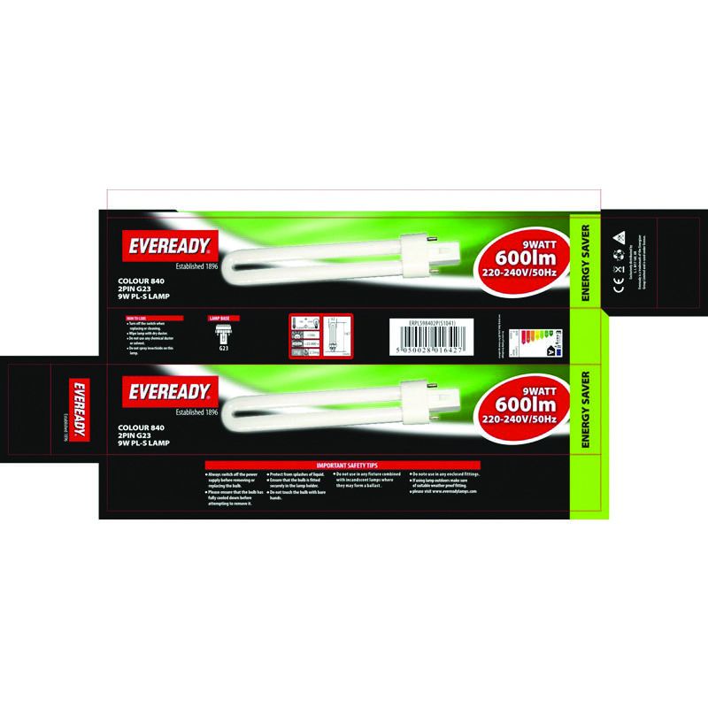 SUPREME PL-S LAMP 9W 2PIN 840 S1041