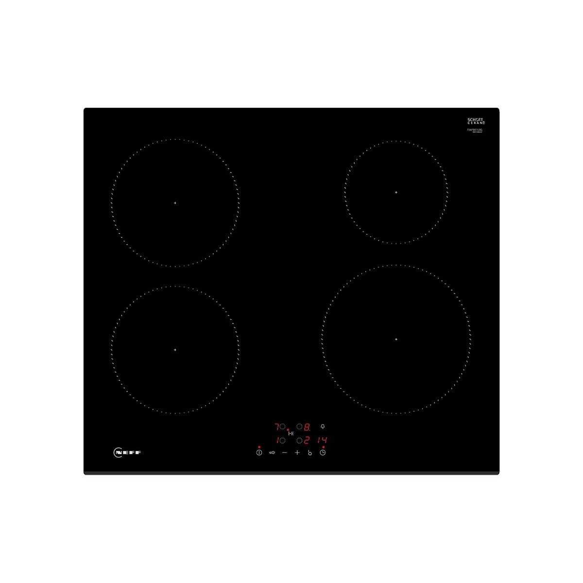 NEFF T36FBE1L0G N30 INDUCTION HOB BLACK GLASS