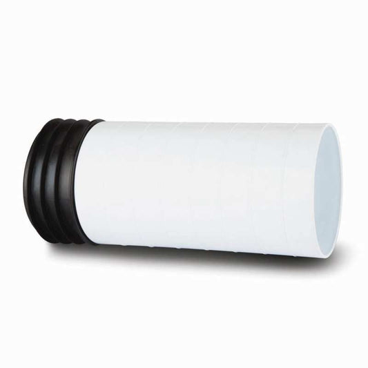 POLYPIPE KWIKFIT EXTENSION PIECE 110mm WHITE SK48