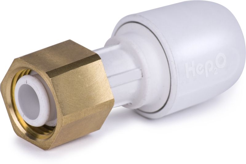 HEP2O STRAIGHT TAP CONNECTOR 15mm HD25A/15W