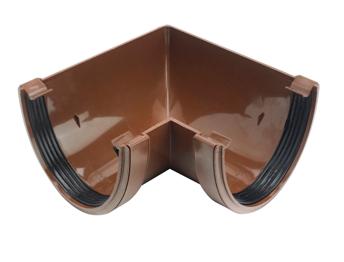 OSMADEEPLINE 9T903 PVCU GUTTER ANGLE 90deg 113mm 9T903N BROWN