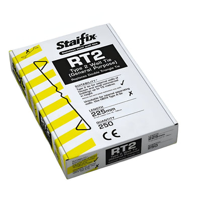 ANCON STAIFIX RT2 GENERAL PURPOSE WALL TIE 225mm (BOX 250) RT2225BOXS