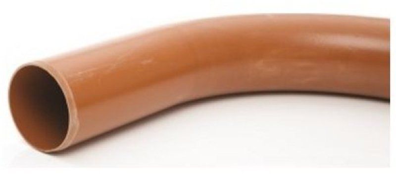 POLYPIPE LONG RADIUS BEND PLAIN ENDED 110mm x 11.25deg UG474
