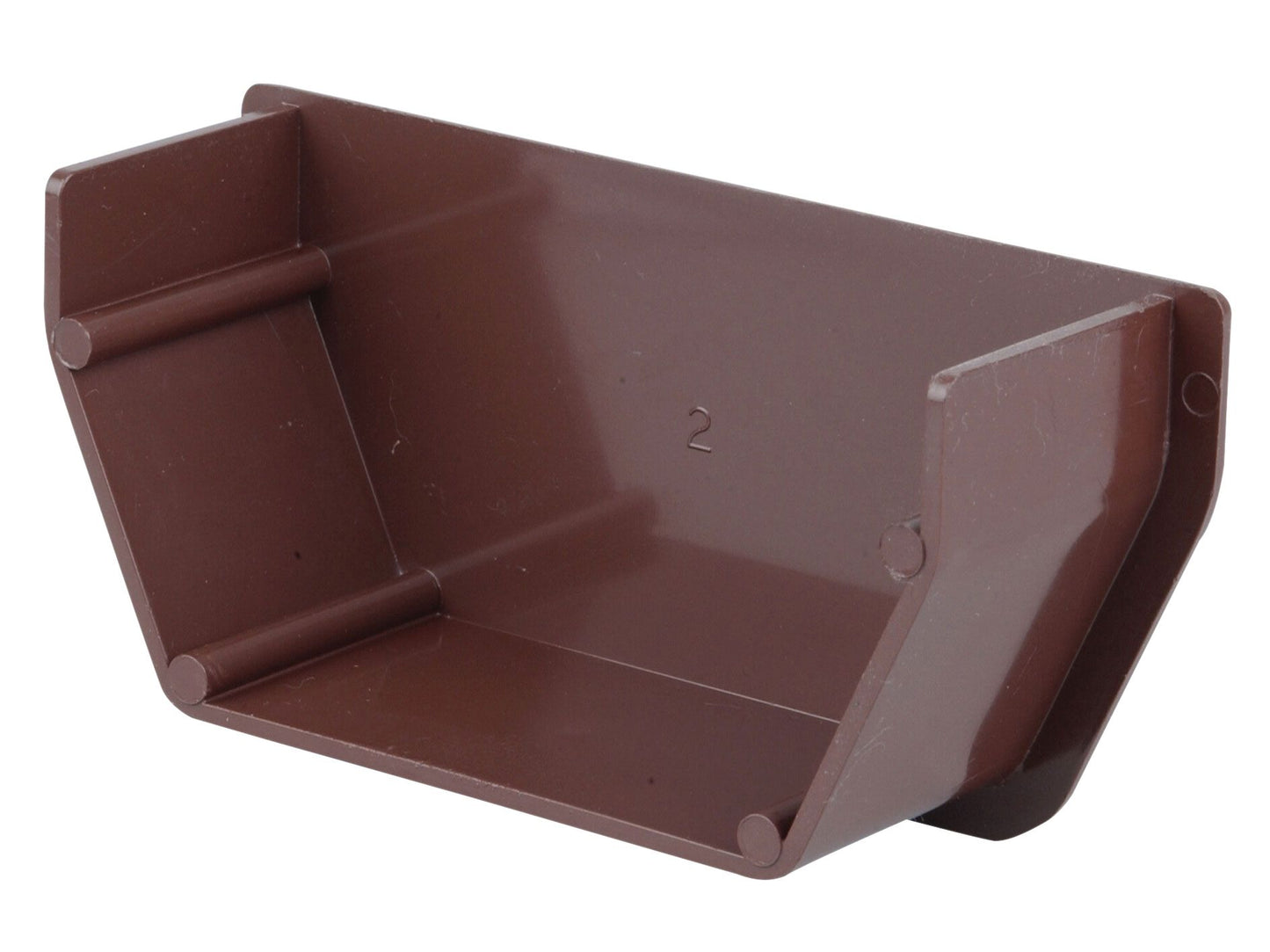 OSMASQUARELINE PVCU STOPEND INTERNAL 100mm 4T810N BROWN