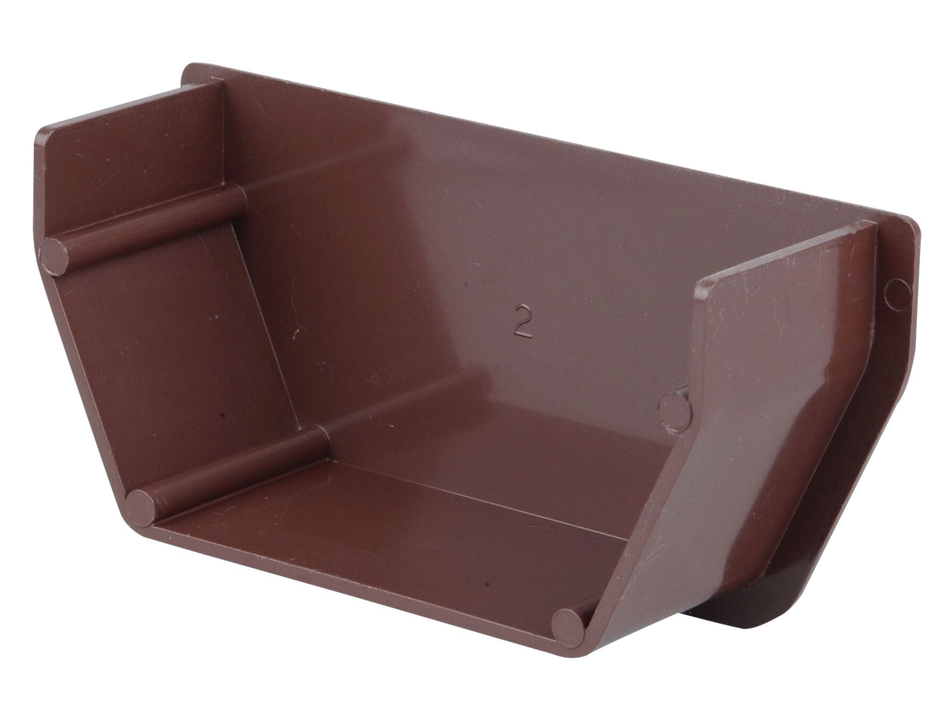 OSMASQUARELINE PVCU STOPEND INTERNAL 100mm 4T810N BROWN