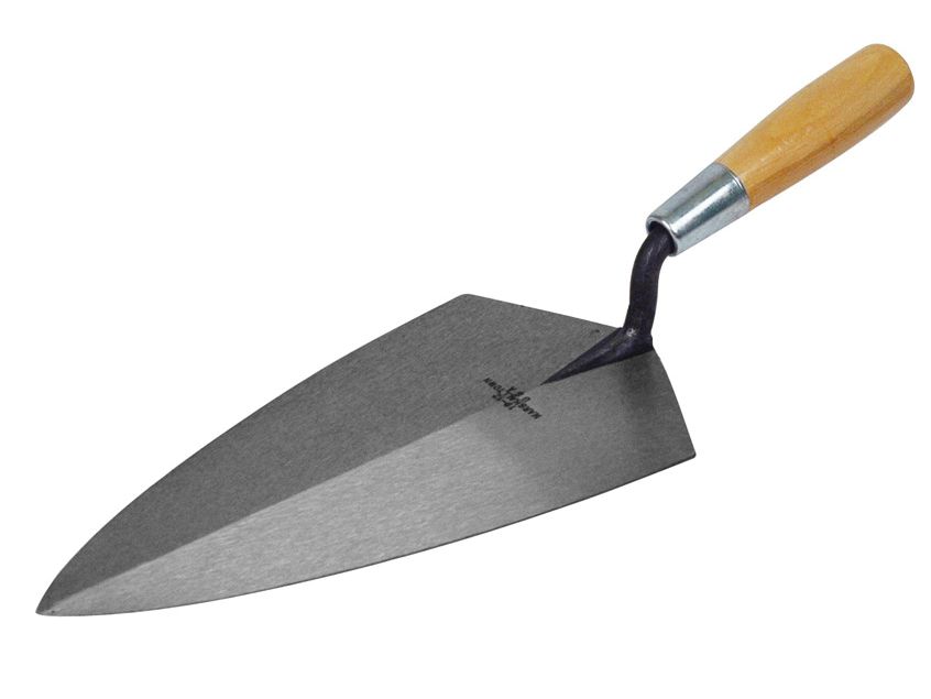 MARSHALLTOWN M/T1910 WOODEN PHILADELPHIA BRICK TROWEL 10"