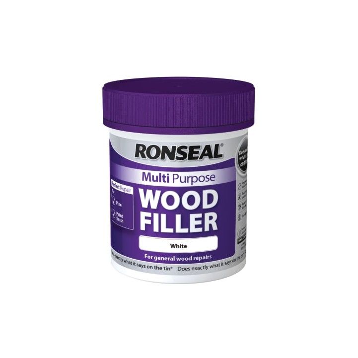 RONSEAL MULTI PURPOSE WOOD FILLER 250g TUB WHITE 34739