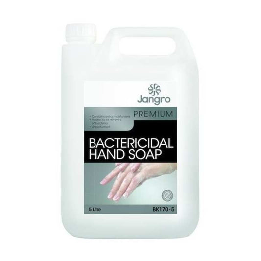 JANGRO PREMIUM BACTERICIDAL HAND SOAP UNPERFUMED 5L BK170-5