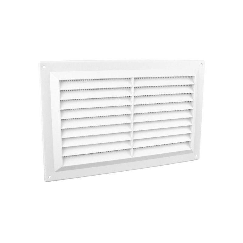 STADIUM BM466/F 241 x 165 WHITE LOUVRE VENT FLYPROOF