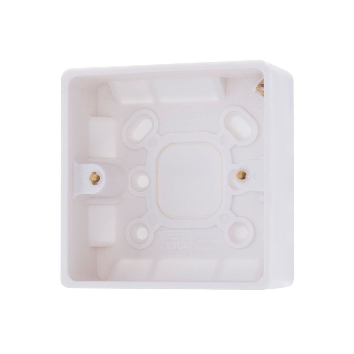 NEXUS MOULDED WHITE 1G SURFACE BOX 32MM 891