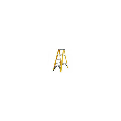 WERNER FIBREGLASS SWINGBACK STEPLADDER TRADE 4 TREAD 7160418