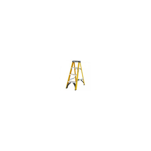 WERNER FIBREGLASS SWINGBACK STEPLADDER TRADE 4 TREAD 7160418