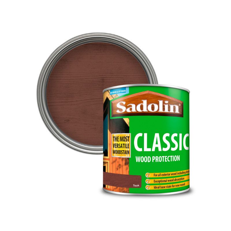 SADOLIN CLASSIC WOODSTAIN 1l TEAK 5028461