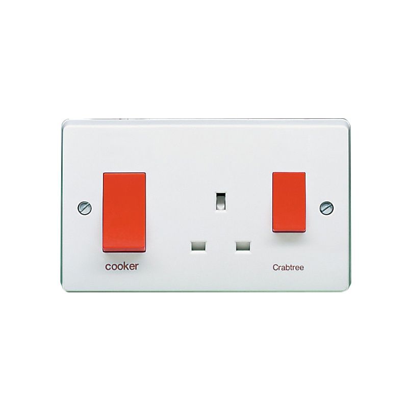 CRABTREE 4521/12-POLE SLIM COOKER CONTROL UNIT 45a