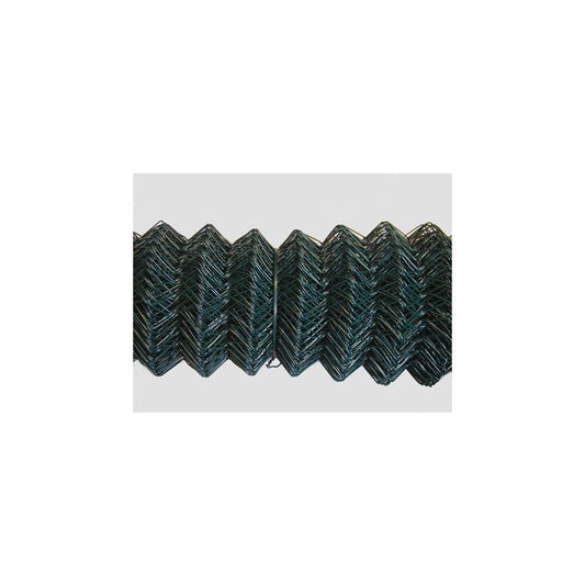 GREEN PLASTIC COATED CHAIN LINK FENCING 900mm x 10m OJ108551