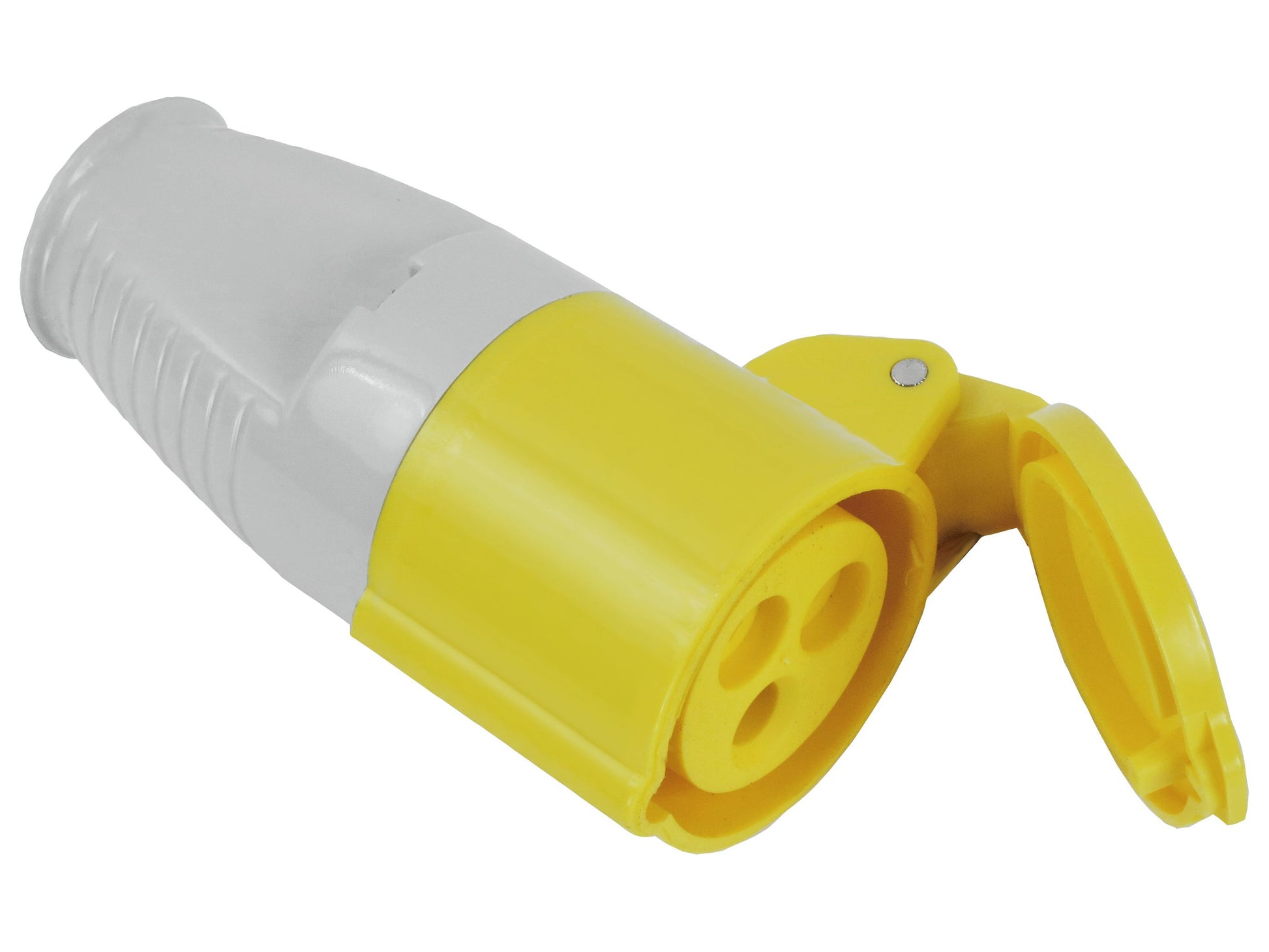 FAITHFULL FPPCOUP110 TRAIYELLOW LING LEAD SOCKET 16 AMP 110V