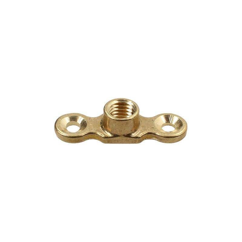 FM FEMALE BACKPLATE BRASS M309