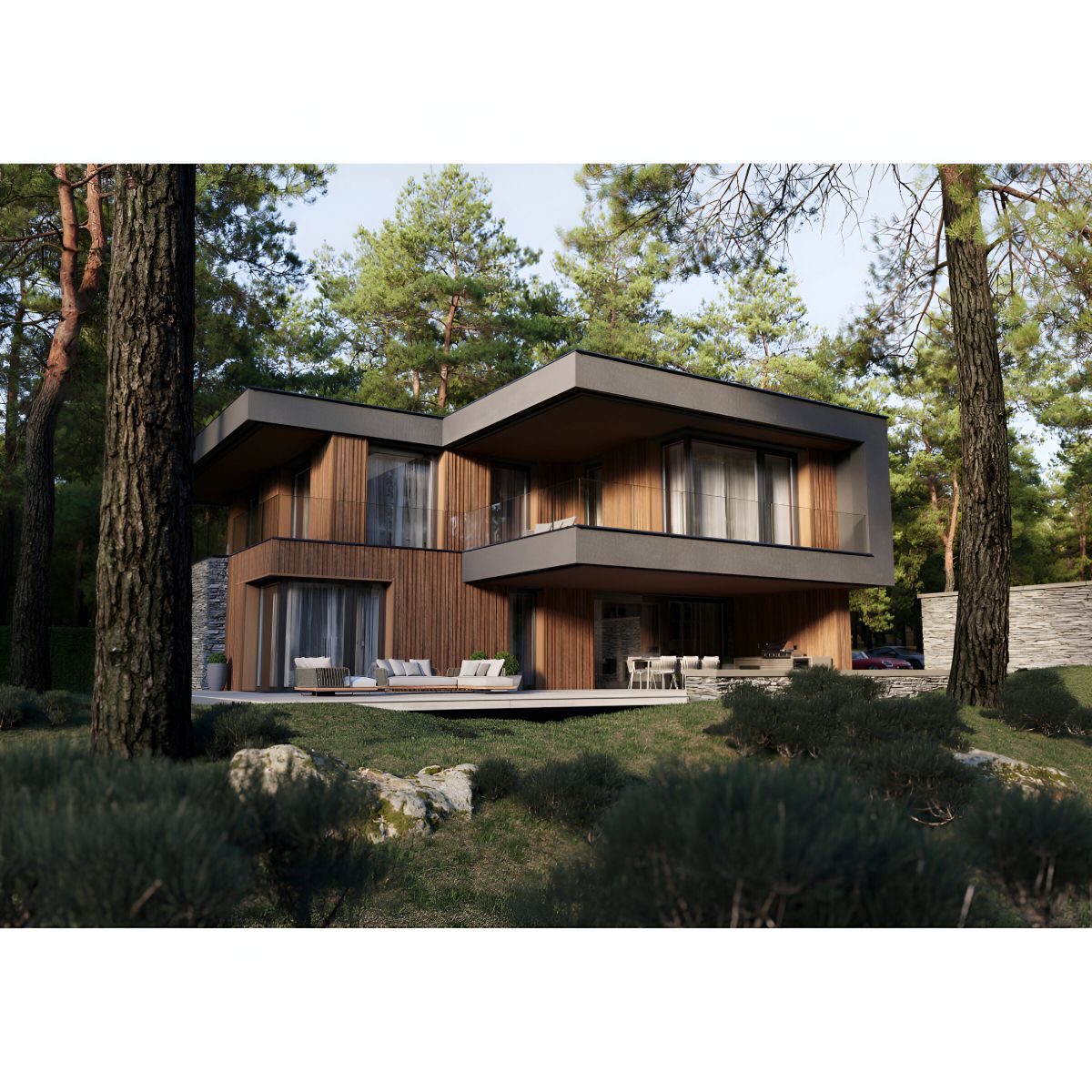 Millboard Envello Cladding Board & Batten + Board 200 x 26 x 3600mm Coppered Oak