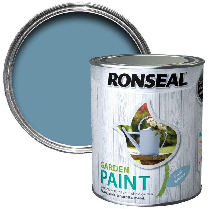RONSEAL GARDEN PAINT 750ml COOL BREEZE 37398