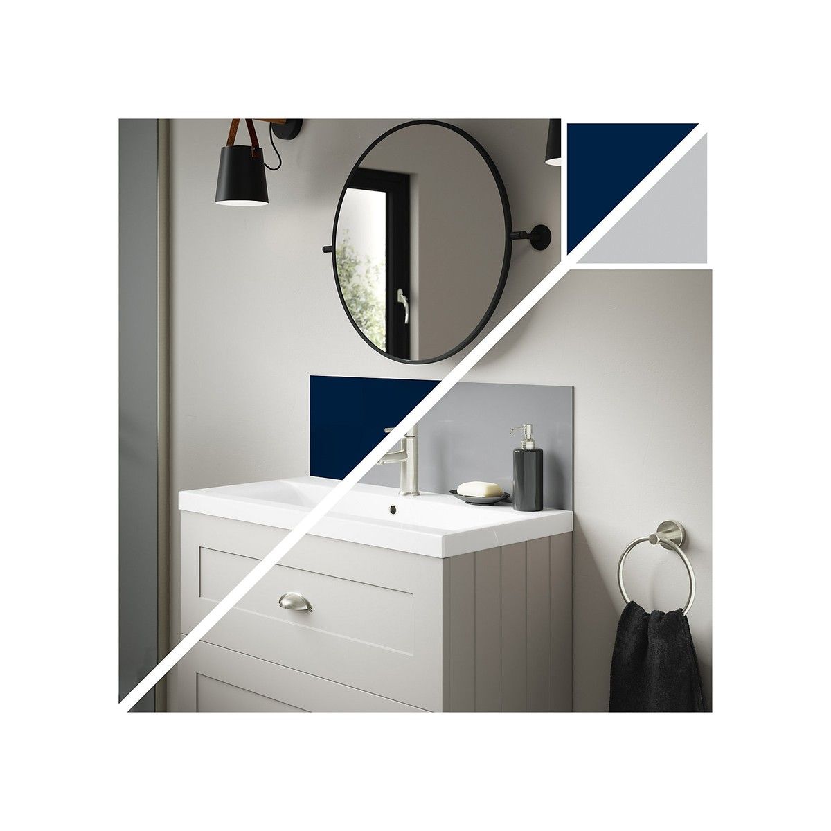 WETWALL ALLOY UPSTAND 4 x 250 x 800mm ATLANTIC/URBAN GREY SWA-SNUG-800X250X4