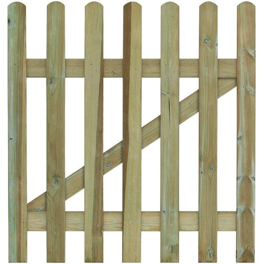 GRANGE RTPGT ROUND TOP PALISADE GATE 0.9 x 0.9m GREEN
