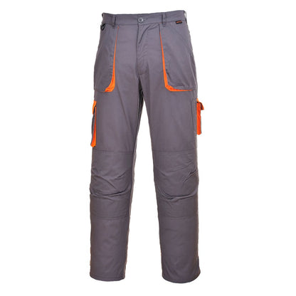 Portwest Texo Contrast Trousers, 4XL, R, Grey