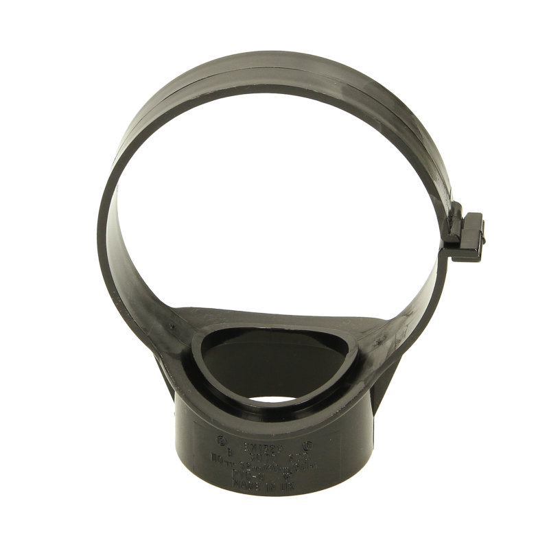 POLYPIPE STRAP BOSS OPEN SIDE FIX 110mm BROWN SG70BR