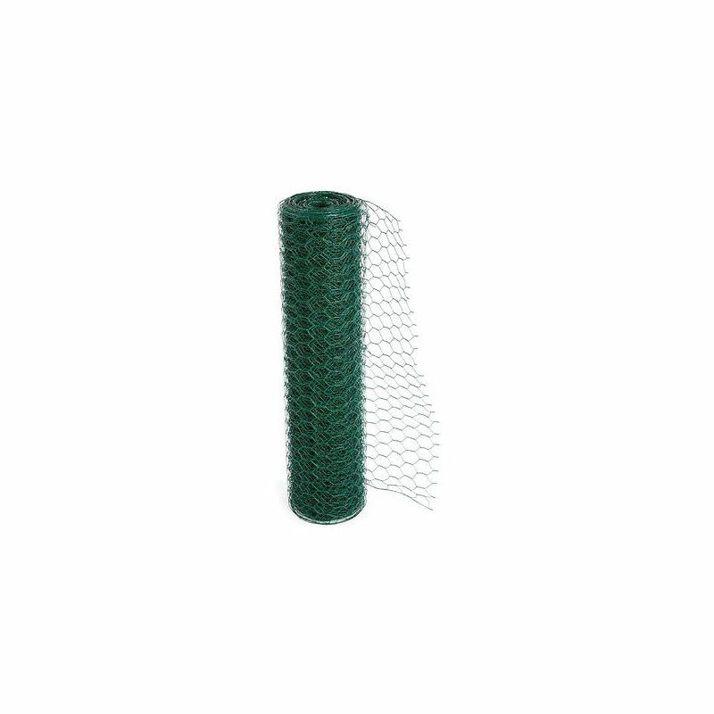 GREEN PVC WIRE NETTING 1000 x 50mm x 10m OJ238555