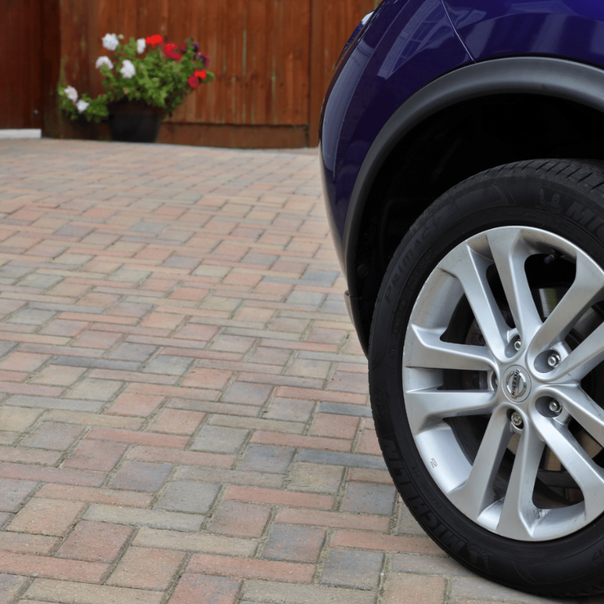 BRADSTONE DRIVEWAY PAVIOUR 200 x 100 x 50mm BURNT OKER 40726