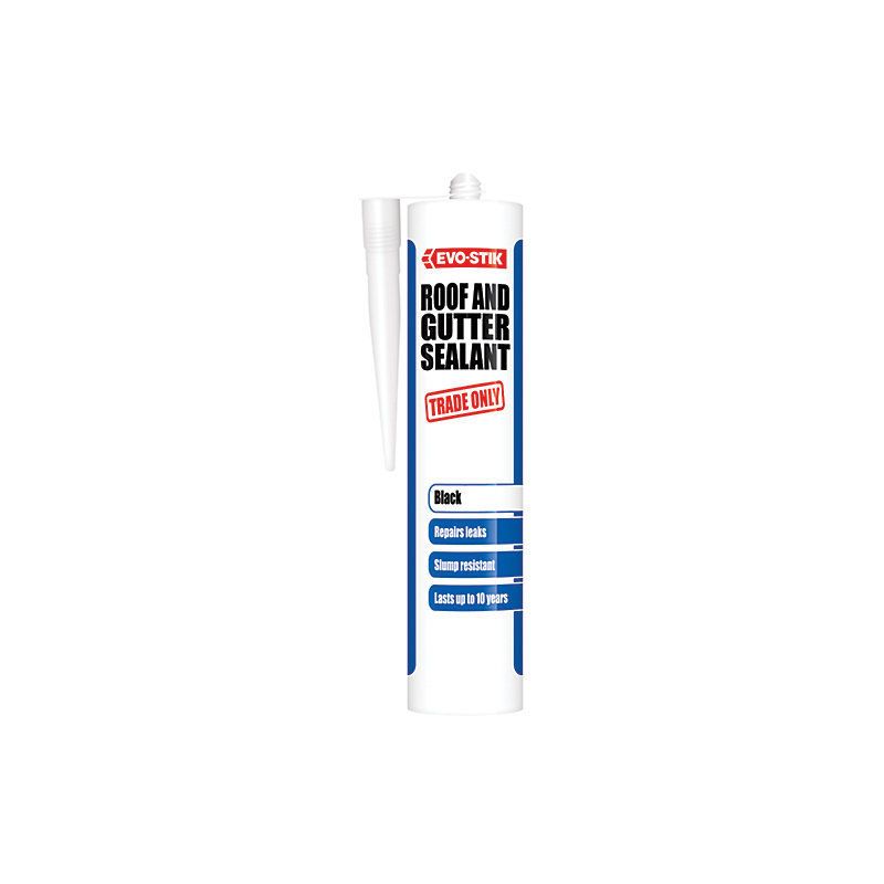 EVOSTIK TRADE ROOF & GUTTER SEALANT BLACK 290ml BLACK 290ml 30811656