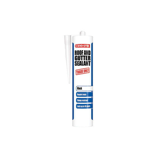 EVOSTIK TRADE ROOF & GUTTER SEALANT BLACK 290ml BLACK 290ml 30811656