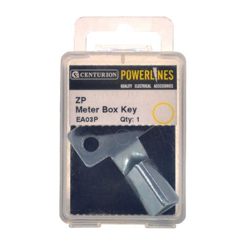 CENTURION EA03P ZINC METRE BOX KEY
