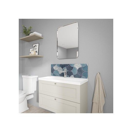WETWALL ALLOY UPSTAND 4 x 250 x 800mm BLUE SCALLOP 14000064
