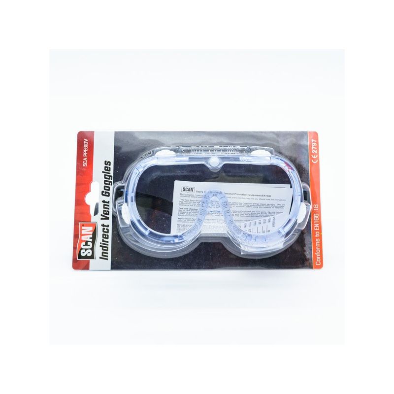 SCAN SCAPPEGIDV INDIRECT VENT SAFETY GOGGLES