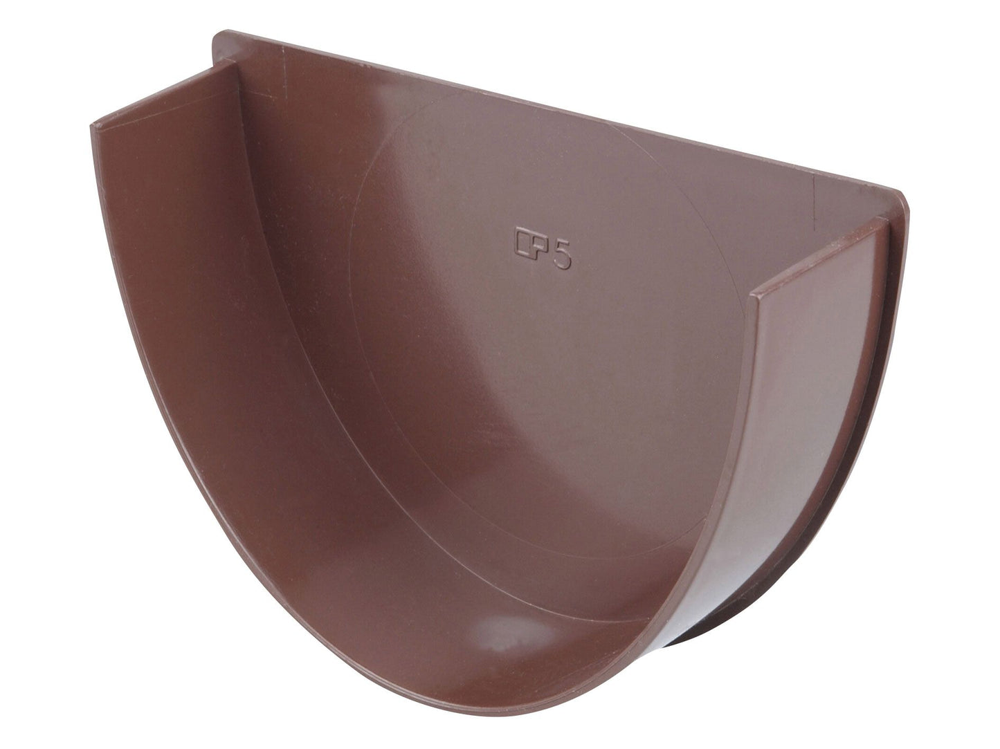 OSMADEEPLINE 9T910 PVCU GUTTER STOPEND INTERNAL 113mm  9T910N BROWN