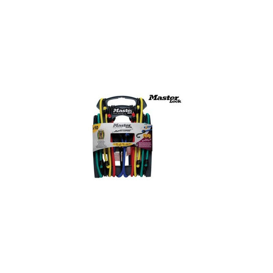 MASTERLOCK MLK3043E TWIN WIRE BUNGEE ORGANISER SET 450-1000mm (10 PIECE)