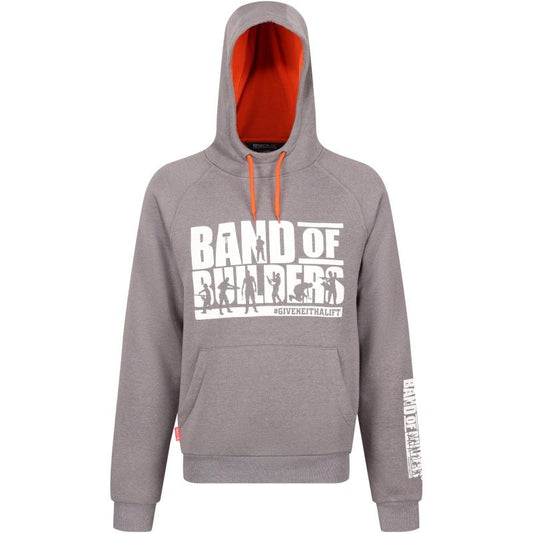 REGATTA TRF633 BAND OF BUILDERS HOODY ROCK GREY MEDIUM TRF633 95J 60