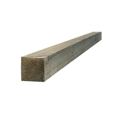 JJ 100 x 100mm x 1.8m INCISED FENCE POST GREEN GREEN TREATED UC4 15 YEAR FSC