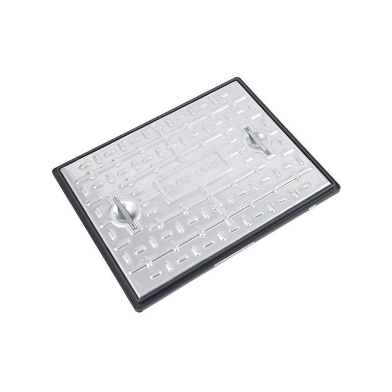 CLARK DRAIN GALV MANHOLE COVER 600 x 450mm 10t PC6CG