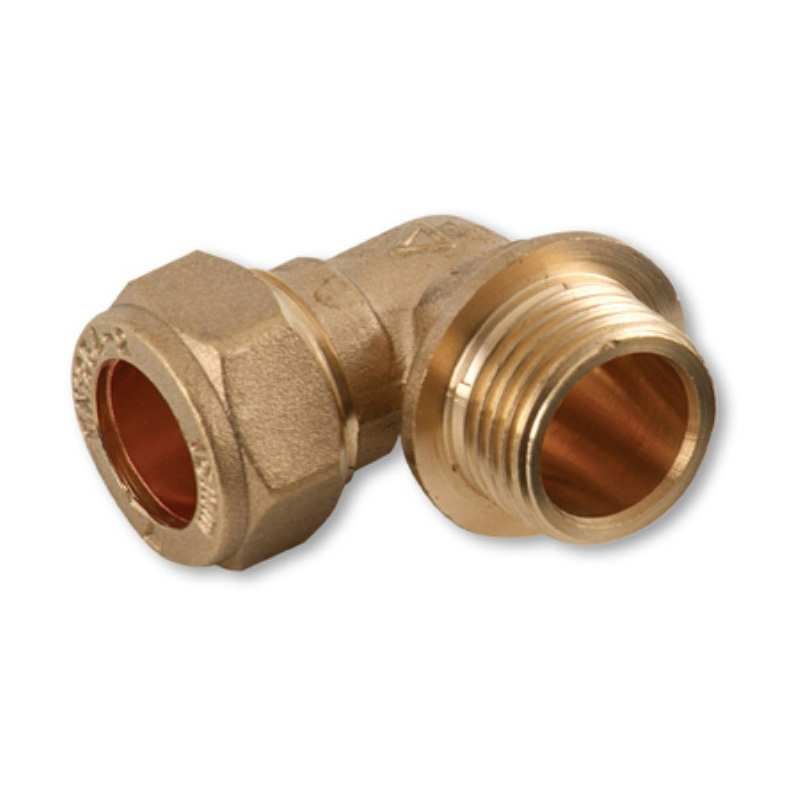 FLOWFLEX COMPRESSION MALE IRON ELBOW 15mm x 3/4" P802.09