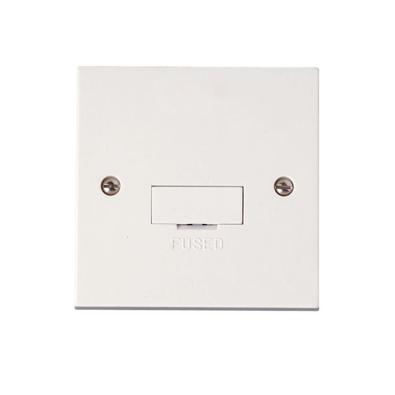 CLICK PRW050 UNSW CONNECTION UNIT FUSED 13A WHITE