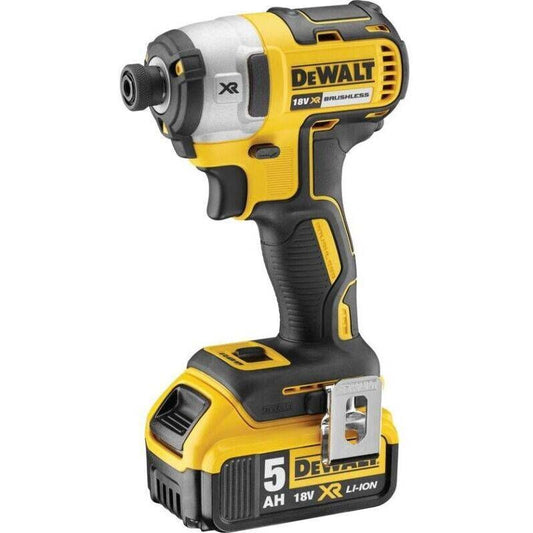 DEWALT DCF887P2 18V BRUSHLESS IMPACT DRIVER WITH 2 x 5.0ah BATTERIES