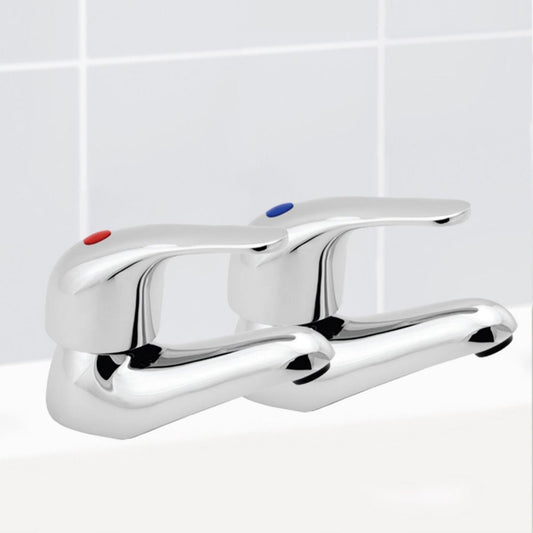 DEVA EDR02/CP EIDER BATH TAPS CHROME PLATED