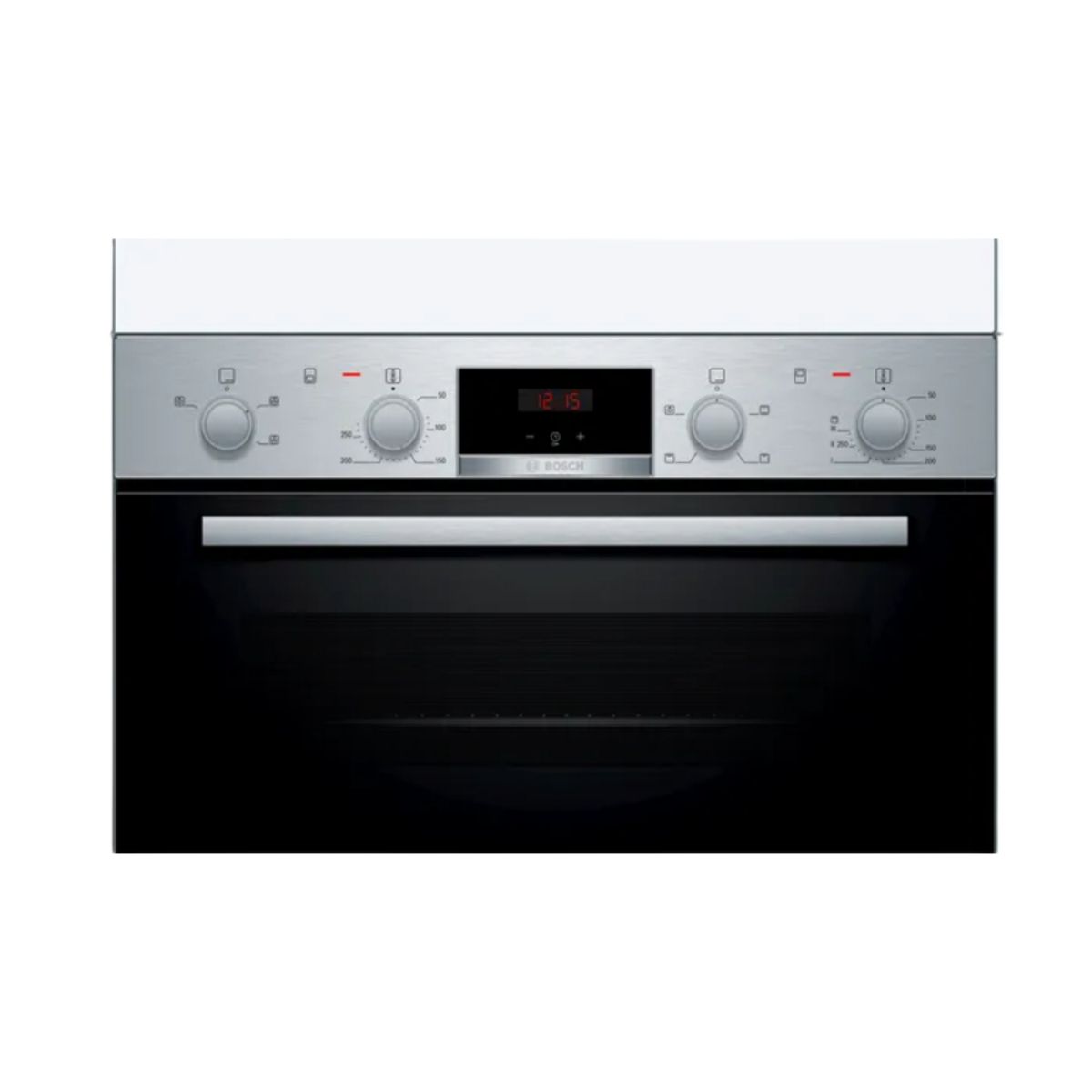 BOSCH MHA133BR0B SERIES 2 BUILT IN DOUBLE OVEN BRUSHED STEEL