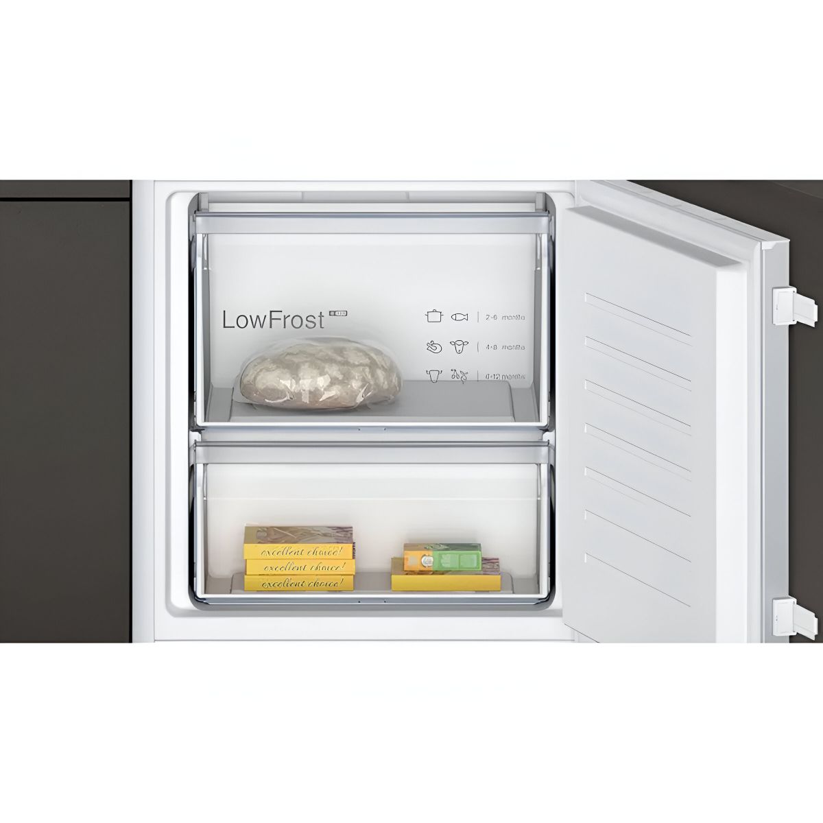 NEFF KI5872SE0G N50 BUILT IN LOW FROST BOTTOM FREEZER