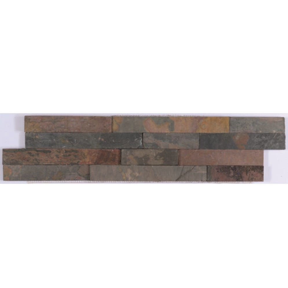 BRADSTONE SLATE SLIPS 650 x 150 x 10-20mm RUSTIC GOLD (PACK OF 6) 22790